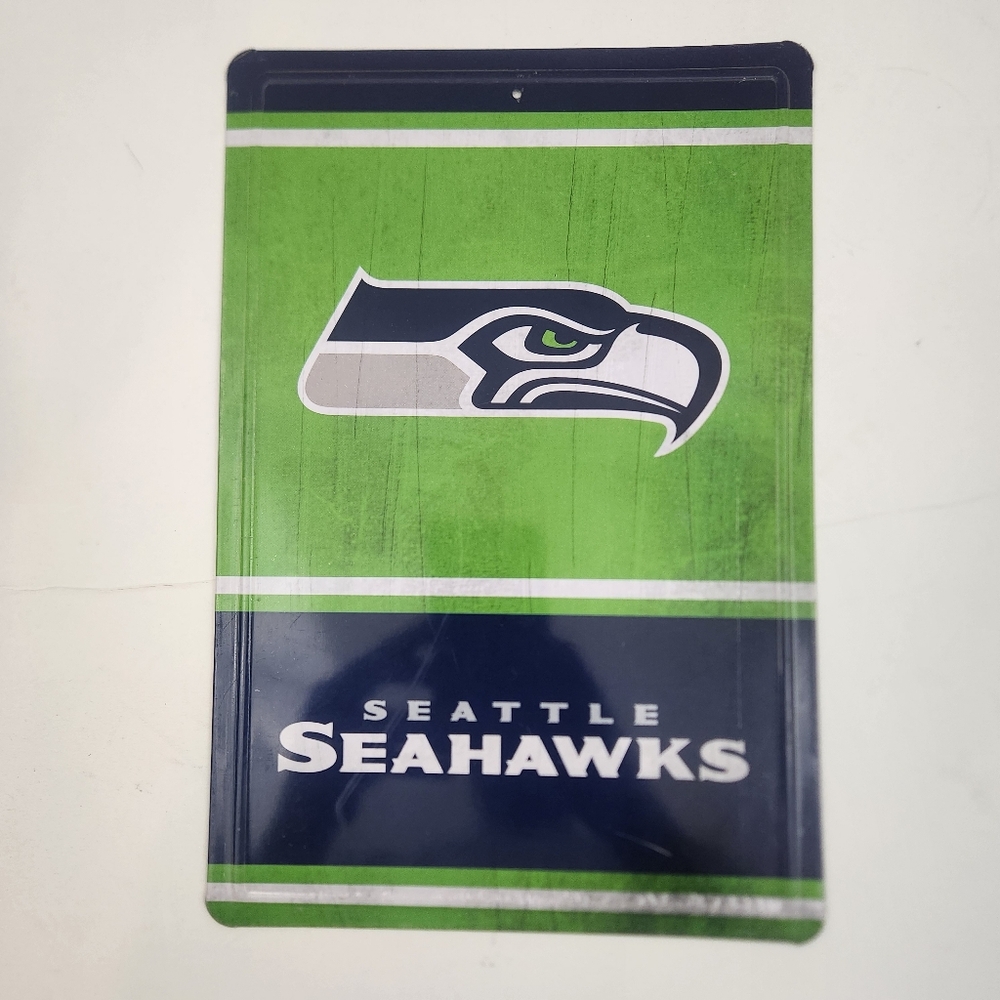 Seattle Seahawks Green and Blue Card